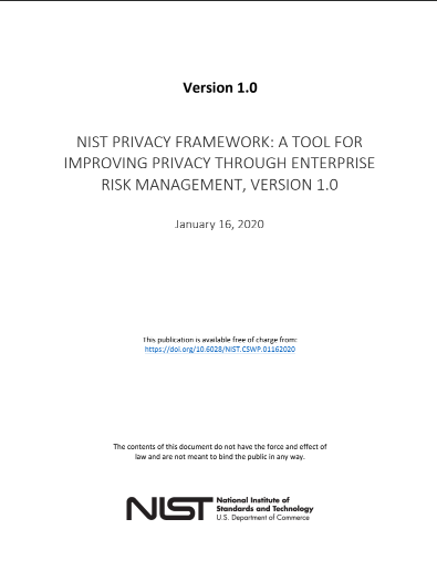 NIST Privacy Framework – Ministry of Security