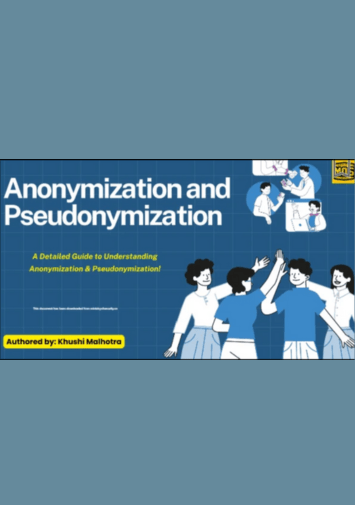 Anonymization and Pseudonymization