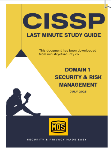 CISSP Domain 1 Notes