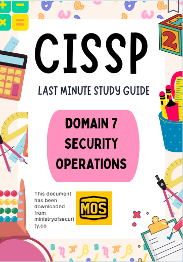 CISSP Domain 7 Notes