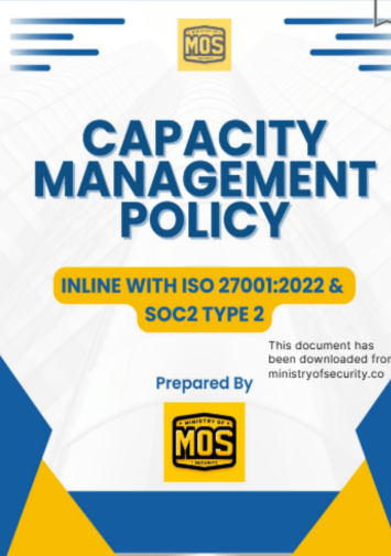 Capacity Management Policy