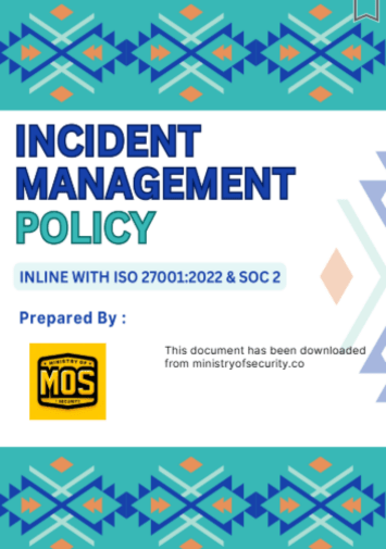 Incident Management Policy