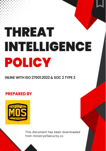 Threat Intelligence Policy